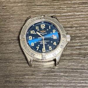 Breitling SUPEROCEAN A17040 Mens Automatic 1000mm BLUE DIAL Watch Head Only!